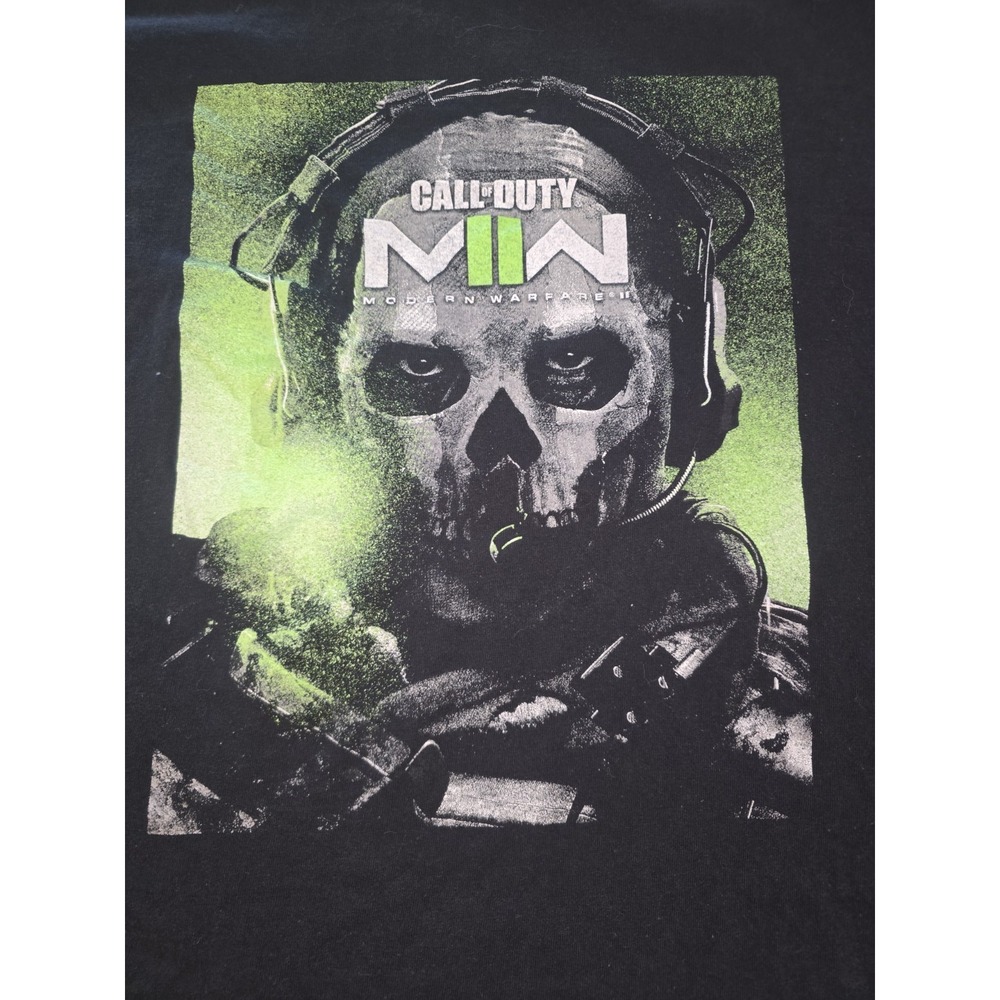 Call Of duty Modern Warfare 2 Ghost Skull COD Shirt Promo XL